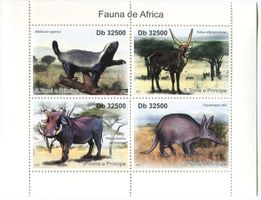 Block Honigdachs, Erdferkel, Warzenschwein São Tomé und Prín