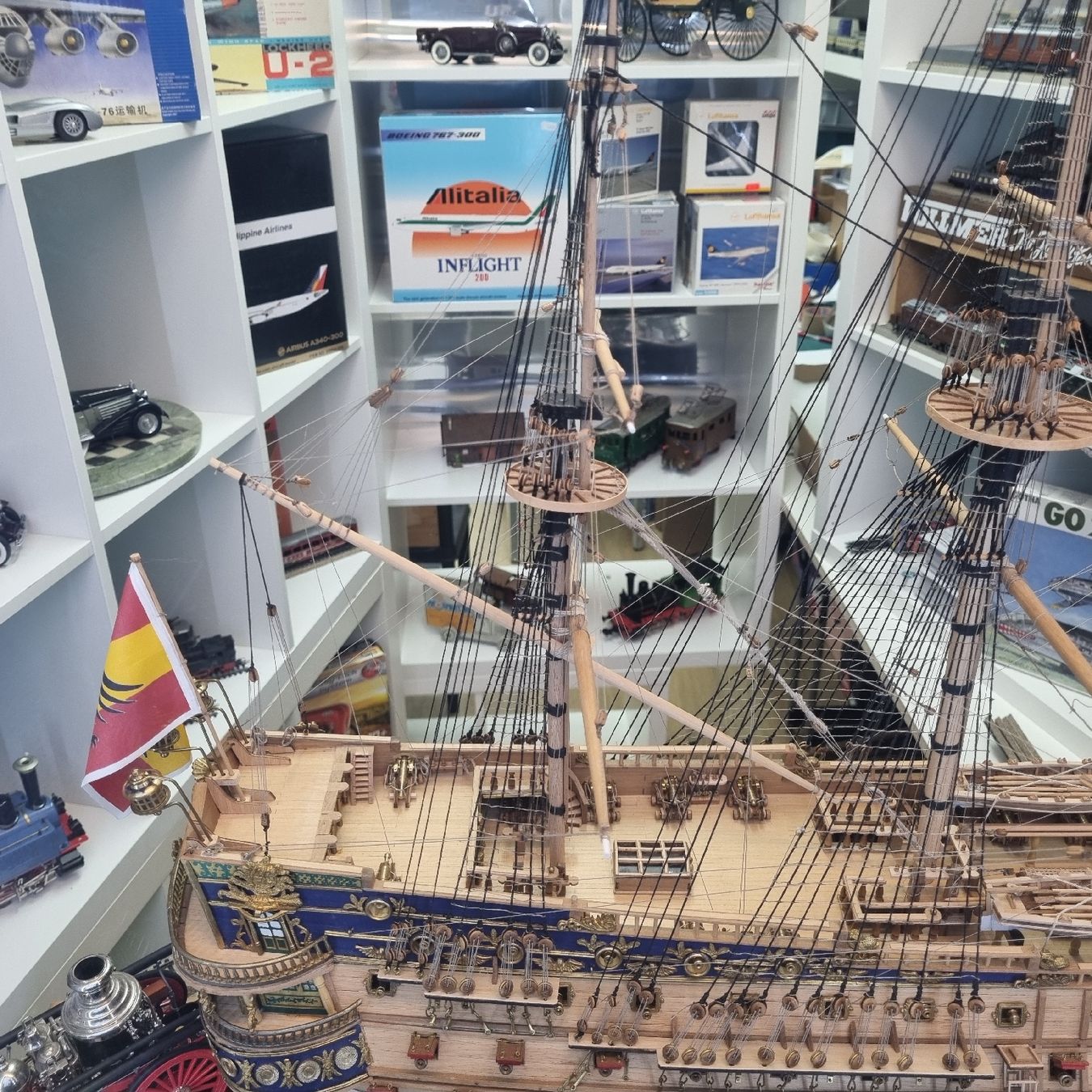 Kit di modellismo & Modellini statici: San Felbe 1663 1:75 75cm lang – Nuovo e nell'imballaggio originale da Männedorf venduto da Modellbau-wyss 3