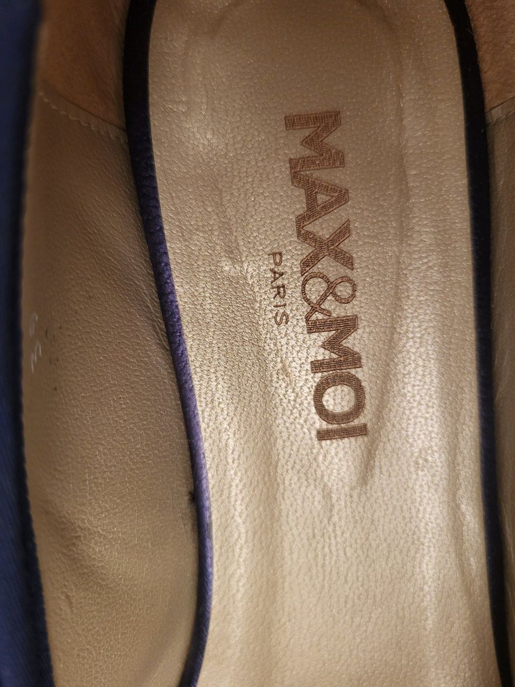 Max & Moi Scarpe da donna: Max&Moi Ballerinas, Gr. 39 - blau, Leder – Usato da Baar venduto da clar6 5