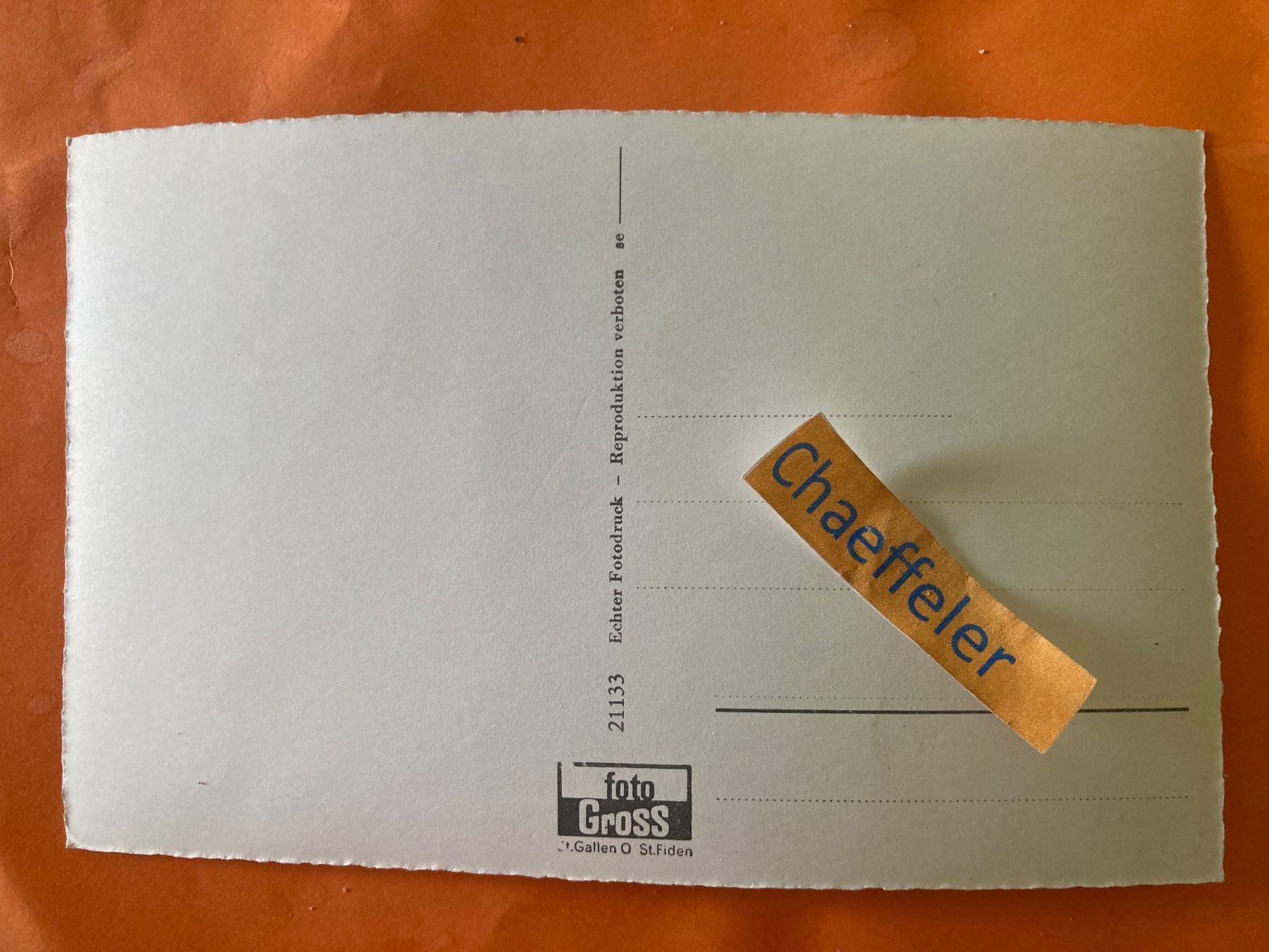 Cartoline postali: 21133 Waldstatt App. Erholungsheim Sonnenhalde mit Säntis – Usato da Zürich venduto da Chaeffeler 1