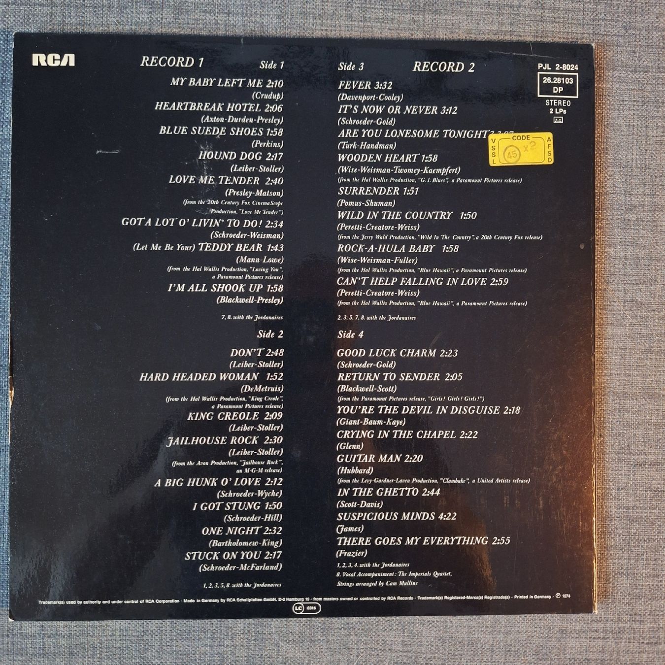 Dischi in vinile: Elvis Forever - Double Vinyle 32 Hits – Usato da Aïre venduto da Redge14 3