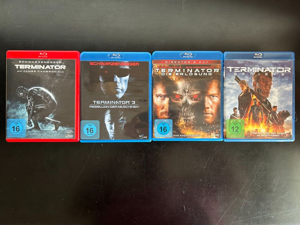 DVD - 4 x Terminator - Arnold Schwarzenegger (Gebraucht) in Biberstein ...