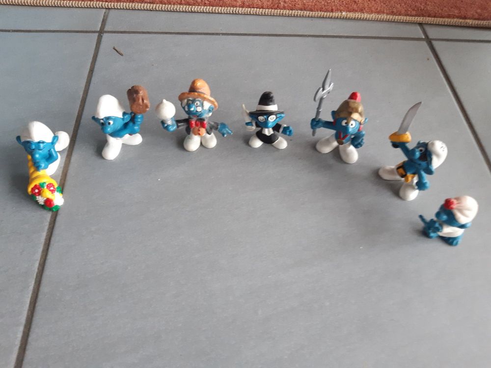 7 Original Peyo Schlümpfe 1