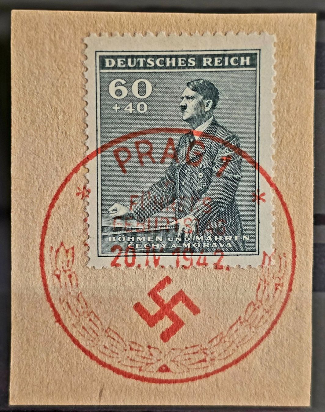 Tutti i francobolli: Böhmen & Mähren 1942 – Usato da Thalwil venduto da RicardoTH8800