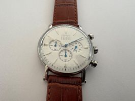 Neue Cerruti Tremezzo Herren Uhr mit Lederarmband