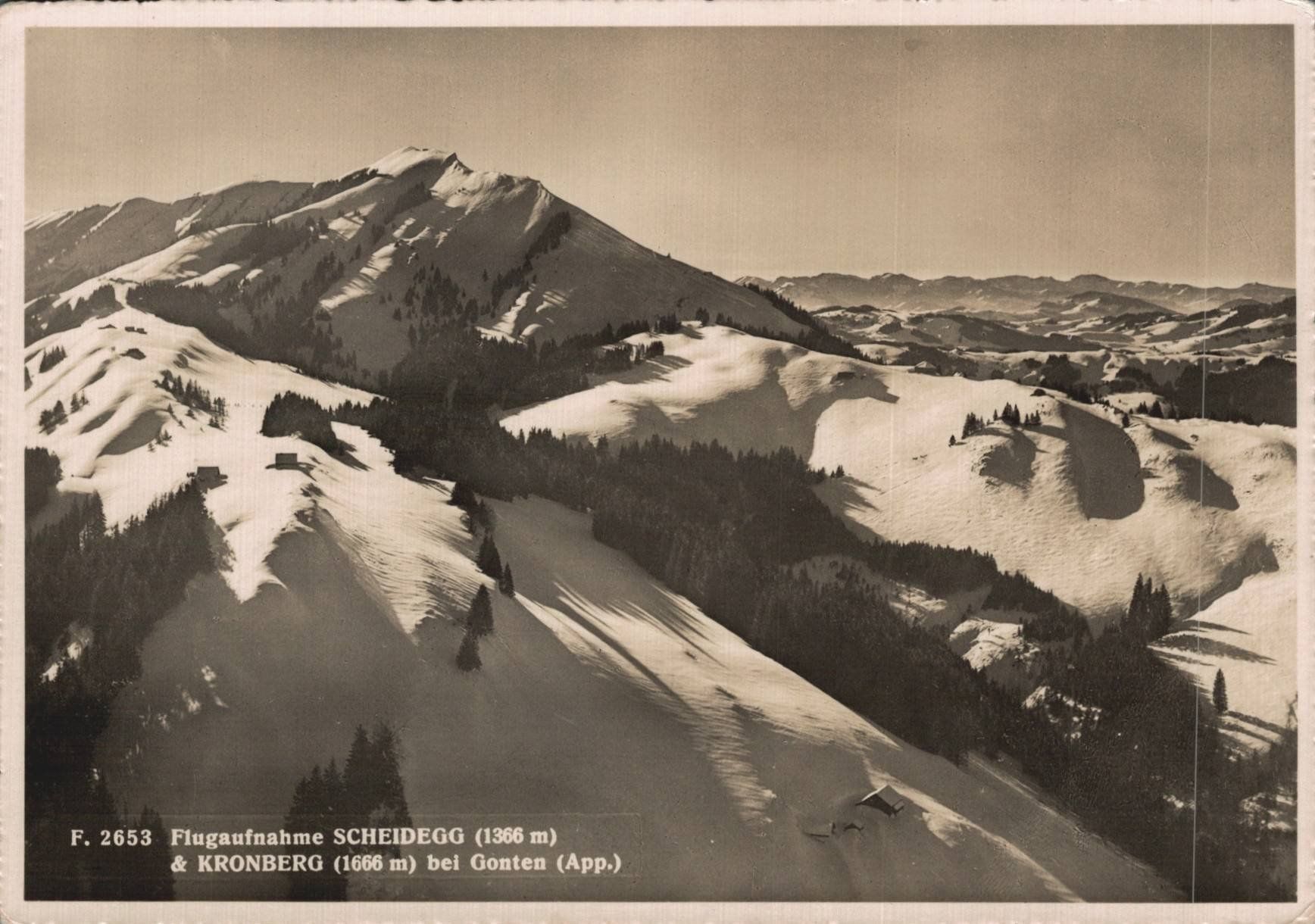 Cartoline postali: Scheidegg/Kronberg Winterlandschaft - Seltene Ansichtskarte – Usato da Oberkirch LU venduto da sa_kr