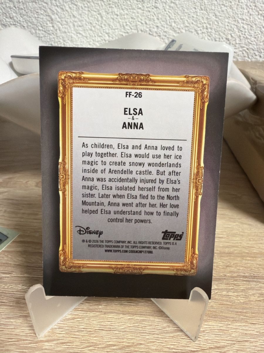 Topps Sammelbilder & Trading cards:  Frozen Elsa & Anna Topps FF-26 – Neu (gemäss Beschreibung) aus Sirnach von D.SecondChance 1