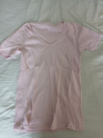 Chicoree Light Pink Cotton T-Shirt, Women's XS, Spring!