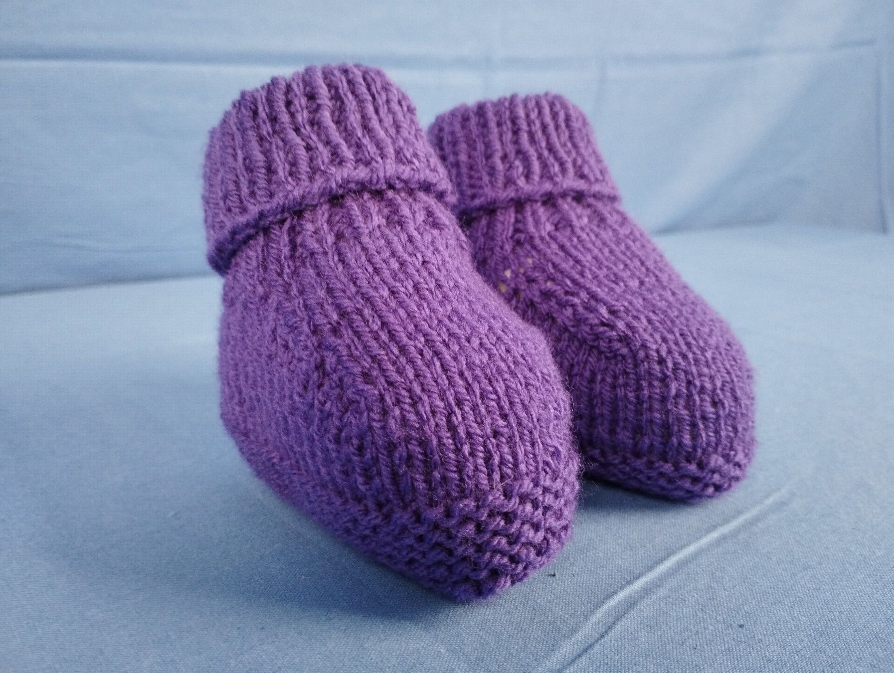 Scarpe per ragazzi: Babyschuhe violett - VIERZACK – Nuovo (secondo la descrizione) da Schübelbach venduto da Restwert_Schubelbach