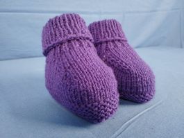 Babyschuhe violett - VIERZACK