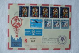 1969 Ballonfahrt z.G. Pestalozzistiftung, Sion
