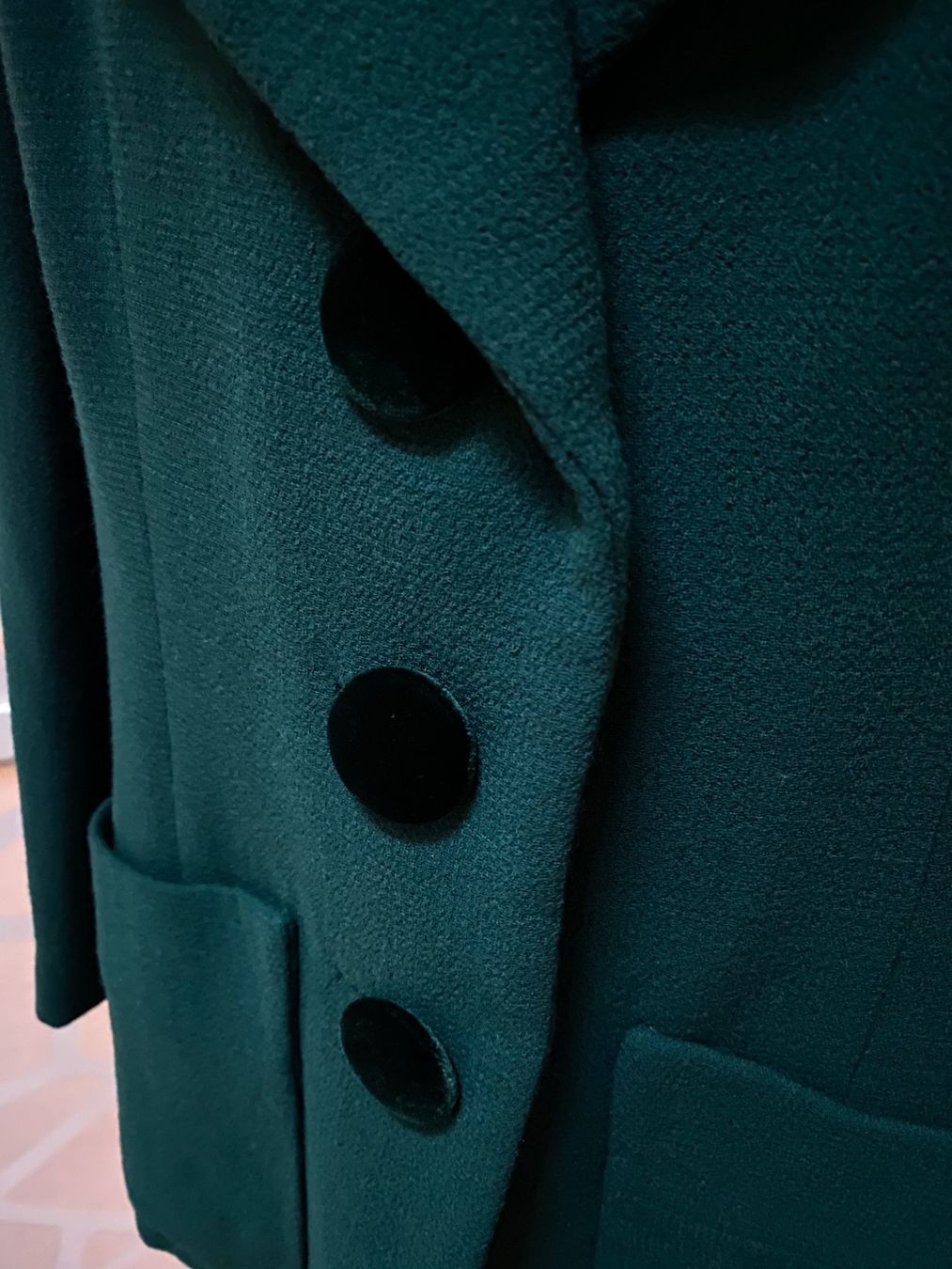 Giacche: Vintage classy wool green jacket. EUR44 – Usato da Grund b. Gstaad venduto da PlageNeige 1