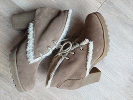 Stiefeletten Tommy Hilfiger 39 Wildleder gefüttert