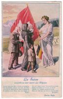 La Suisse acueille sa soeur neutre La Belgique, 1ère Guerre