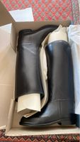 Bottes d'équitation noires cuir taille 41 état neuf