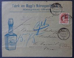 illustr. Brief 'Maggi' vom 14.VI.1895