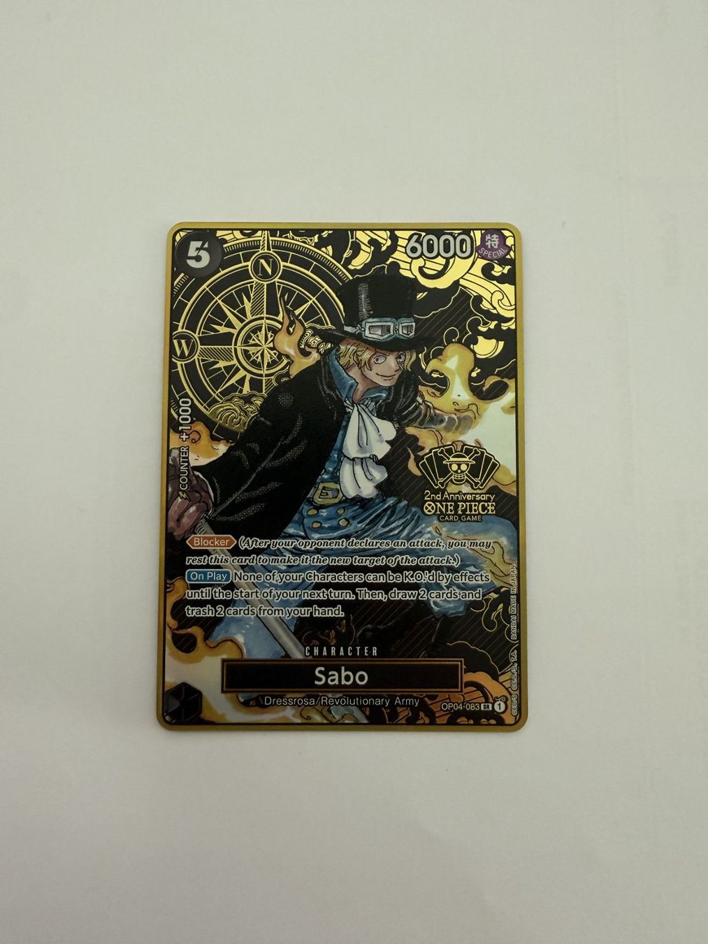 Bandai Cartes à collectionner: Sabo 2nd Anniversary – Neuf (Voir description) à Urtenen-Schönbühl par jul_c8v2