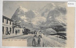 Wengernalp Station mit Bahn