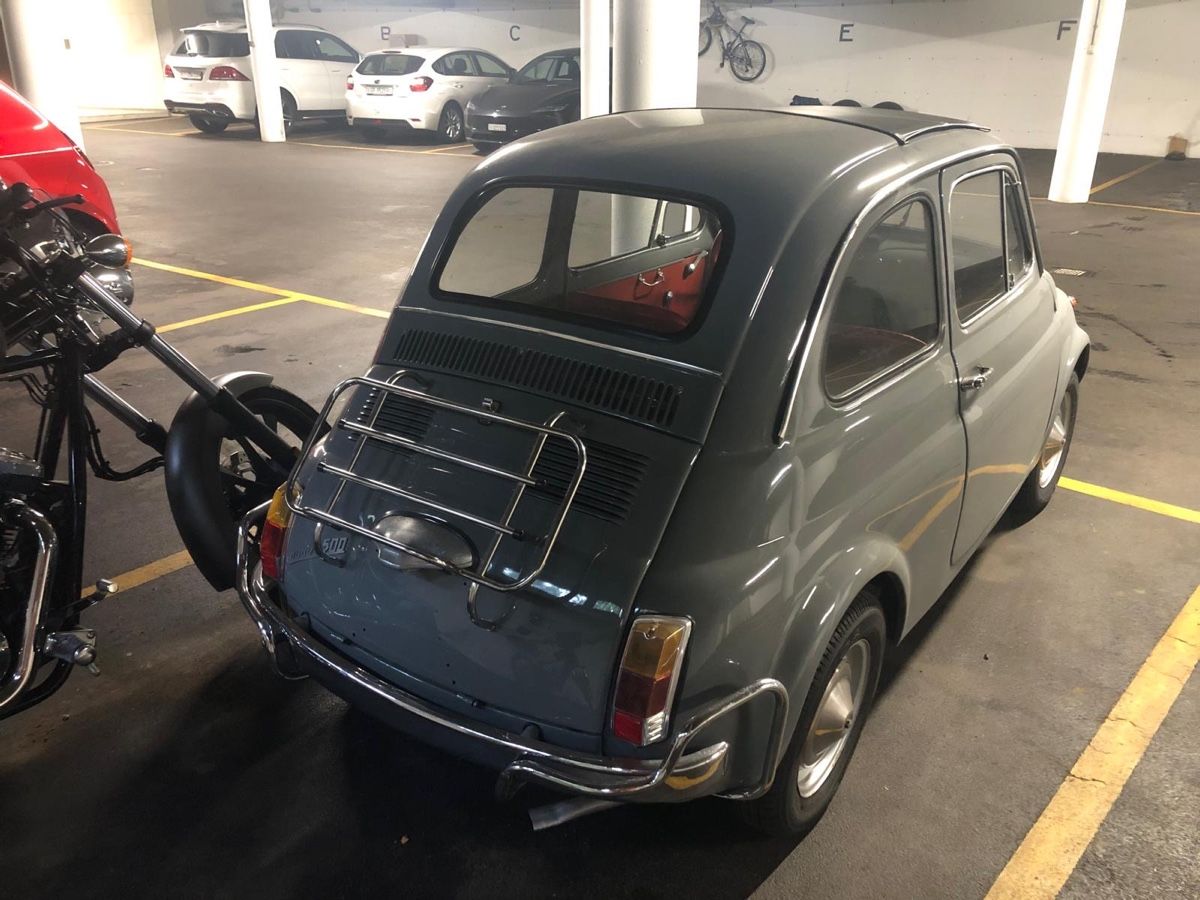 Fiat Autos: Fiat 500 F Oldtimer Grau – Defekt aus Andwil SG von dec_ssl5 6