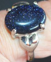 Ring F-216 – Blauer Sandstein – Innendurchmesser 18mm