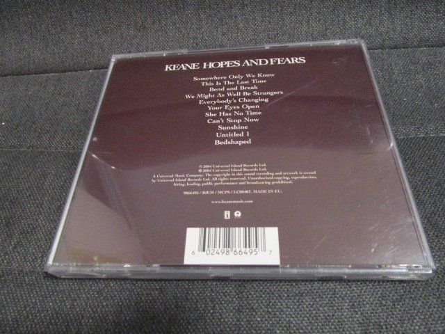 CDs: Keane - Hopes and Fears CD – Gebraucht aus Olten von Disc-Ausverkauf 1