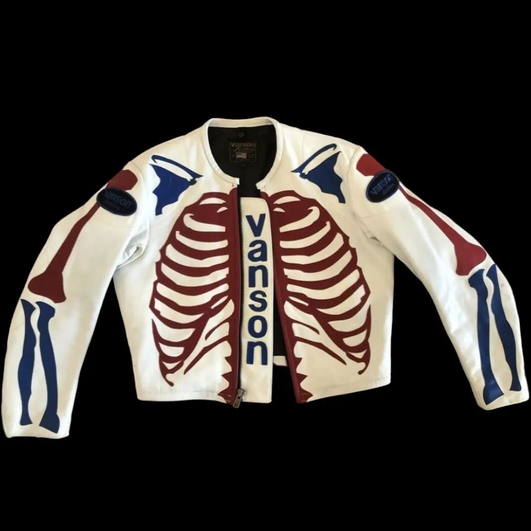 Vestes: 🥶 VANSON SKELETON Lederjacke – Neuf (Voir description) à Schlieren par LaLuxaZurich