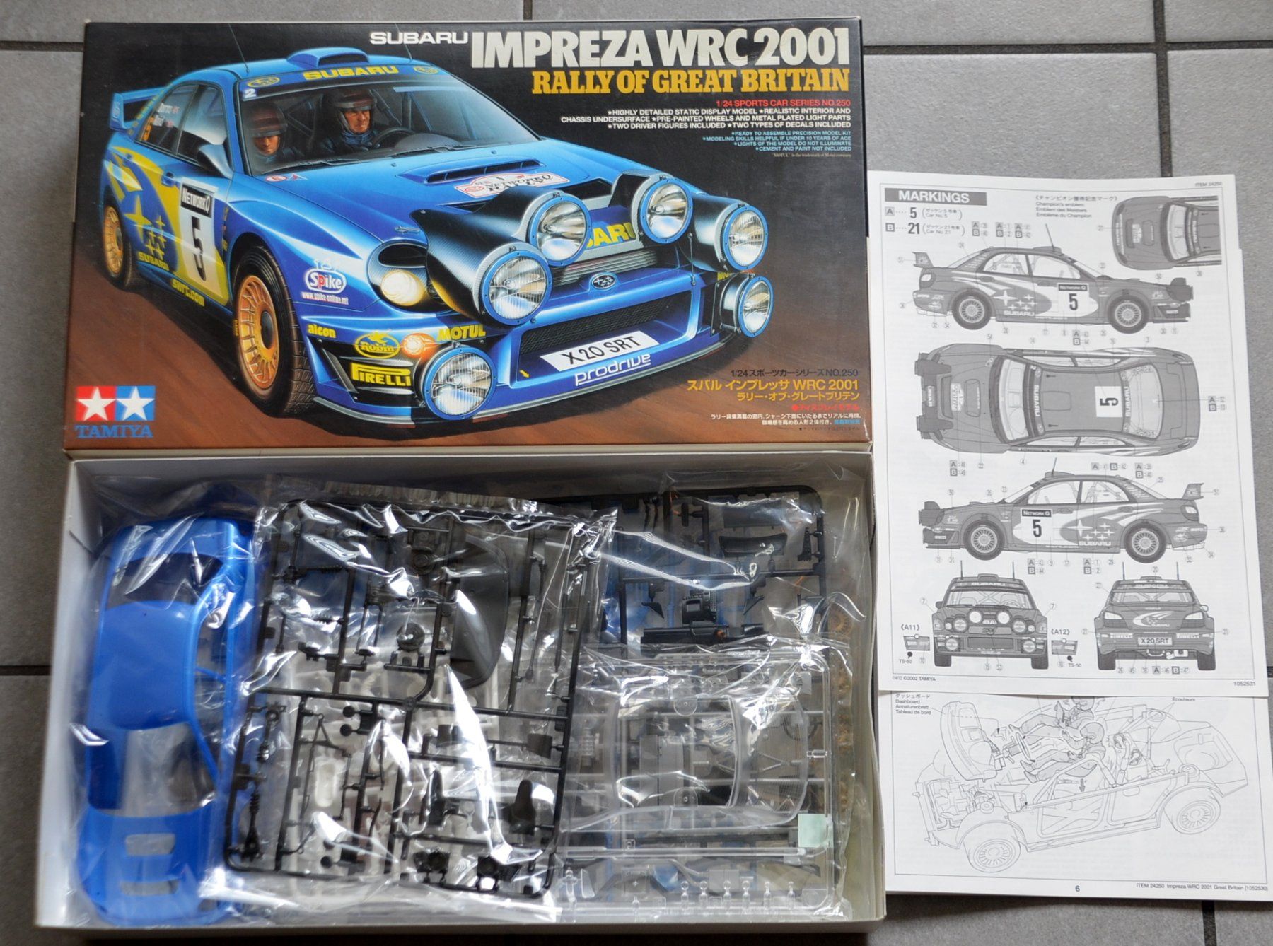 Tamiya Modellini d'auto: Tamiya Subaru Impreza WRC 2001 – Nuovo (secondo la descrizione) da Collonges venduto da arashee