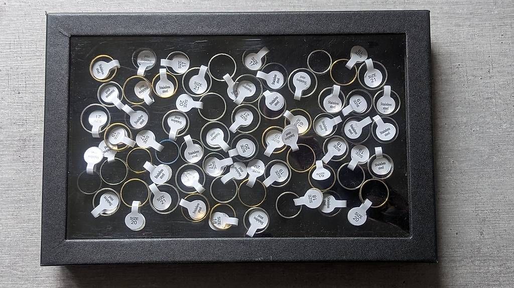 Anelli: 56 Ringe (Modeschmuck) – Nuovo (secondo la descrizione) da Altdorf UR venduto da Walhalla59 2