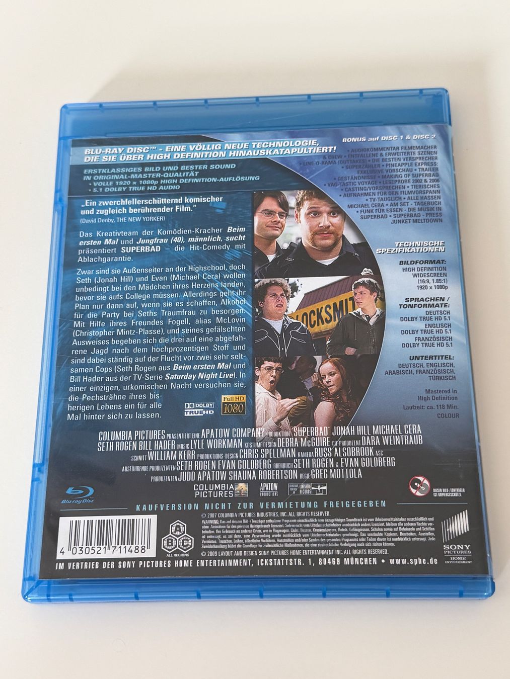 Alle DVDs: Superbad Unrated McLovin Edition Blu-ray 2 Discs – Neu (gemäss Beschreibung) aus Altstätten SG von sheamus 1