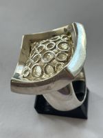 Ring Silber 925 geometrisches Design gebrauchter Zustand