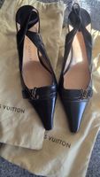 Louis Vuitton Slingpumps schwarz Leder Grösse 39