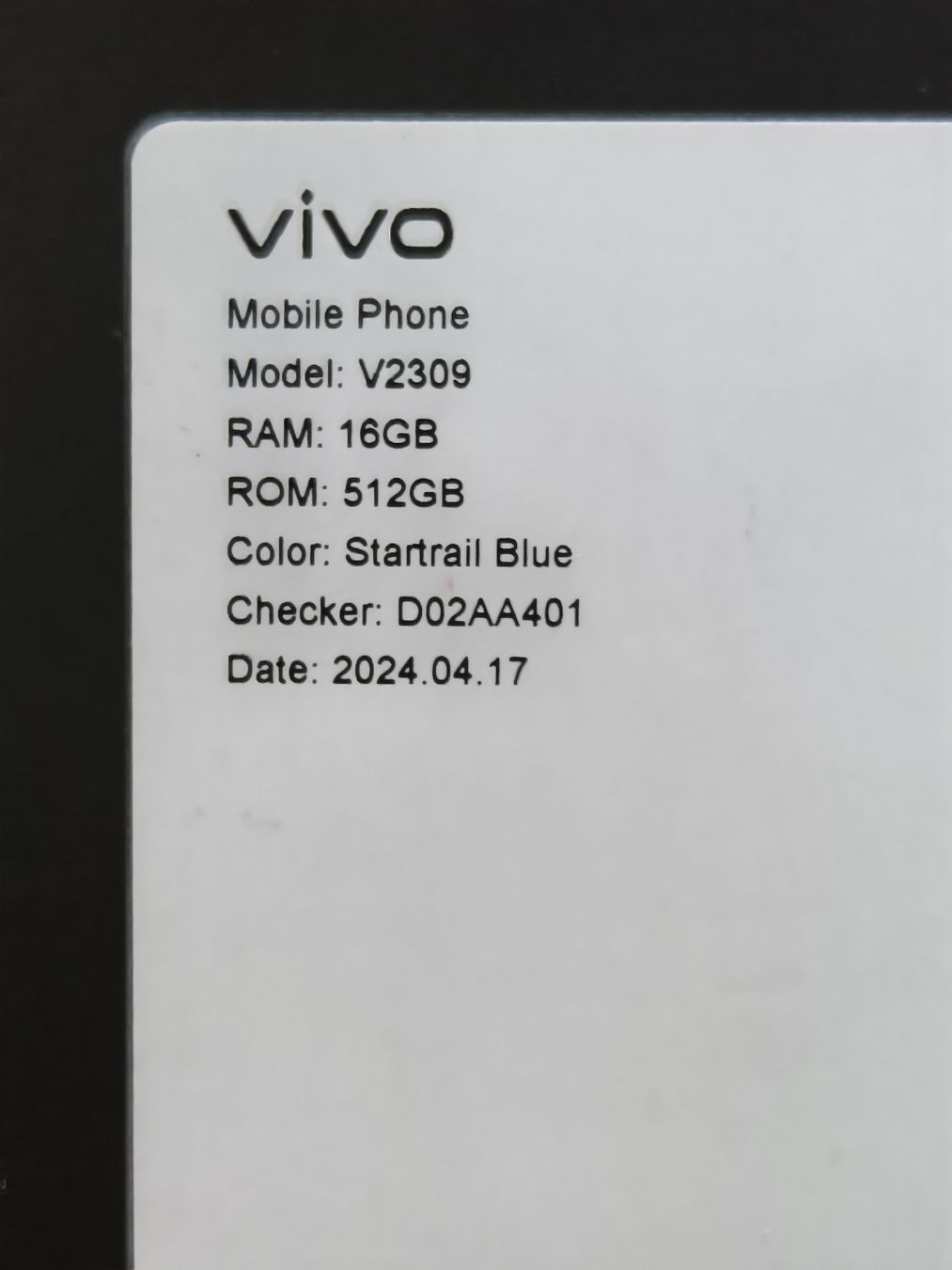 Vivo Telefoni cellulari / Smartphones: Vivo X100 Pro – Usato da Roche VD venduto da Eco_sse 1