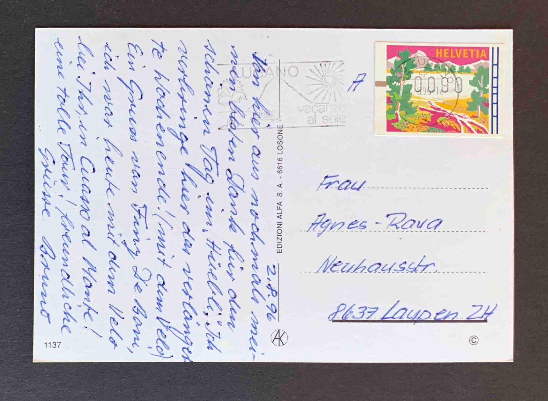 Cartes postales: AK LUGANO – D'occasion à Goldau par artelier1 1