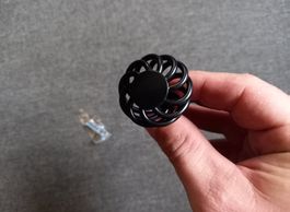 10x Schwarzer Möbelgriff für Möbel