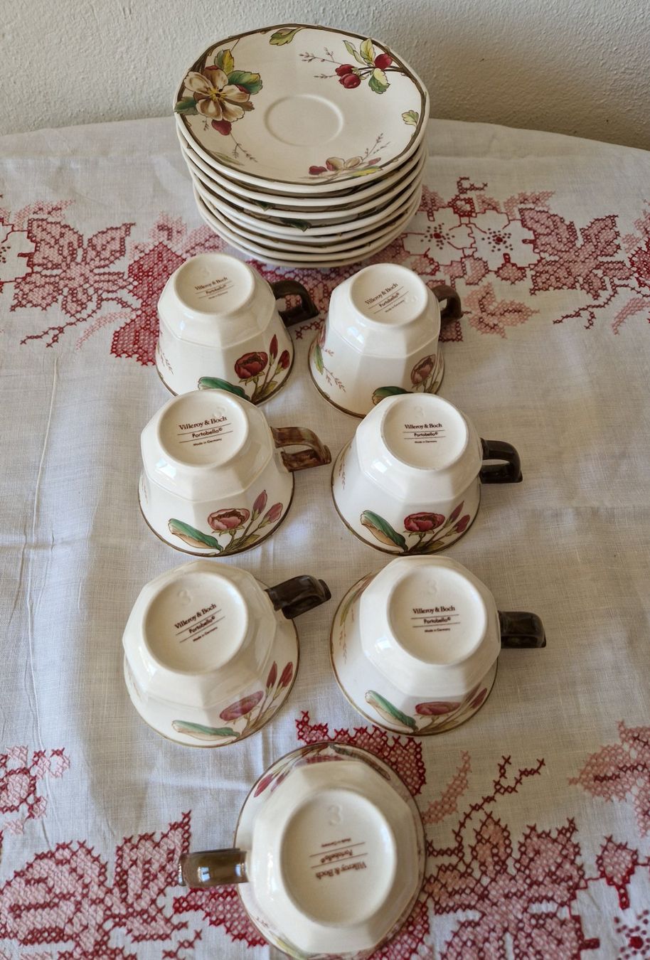 Villeroy & Boch Geschirrsets: Kaffeeservice Villeroy & Boch Portobello – Neu (gemäss Beschreibung) aus Bern von Antikbatik 7