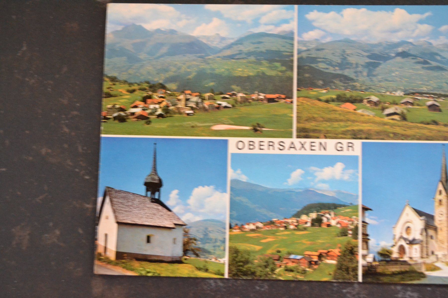 Cartoline postali: AK Obersaxen GR – Usato da Beinwil am See venduto da kajak55