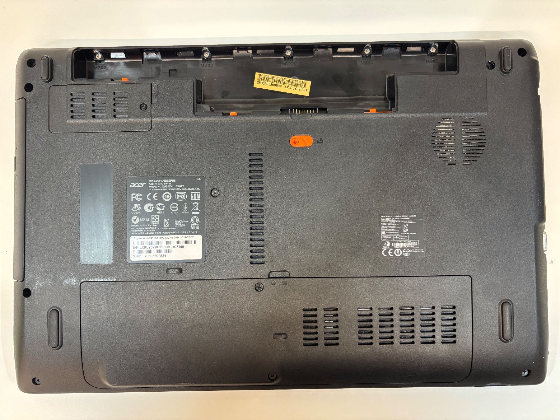 Acer Notebook: Notebook 15.6" Acer Aspire 5750, Intel Core i5, DEFEKT – Difettoso da Lachen SZ venduto da alcom-electronics 4