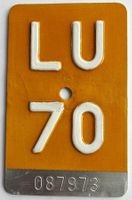 Mofa Töffli Luzern 1970 LU 70