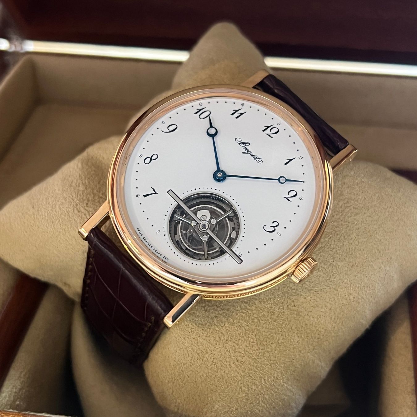 Breguet Orologi: Breguet Classique Tourbillon Extra-Flat Full Set 5367BR/29/9 – Usato da Carouge GE venduto da Watchaser 7