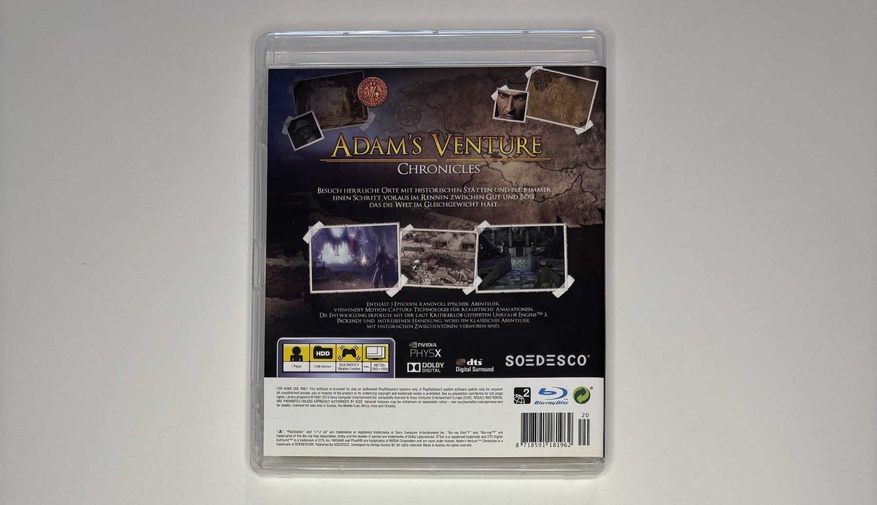 Giochi: PS3 - Adam's Venture Chronicles – Usato da Allschwil venduto da Bullach 2