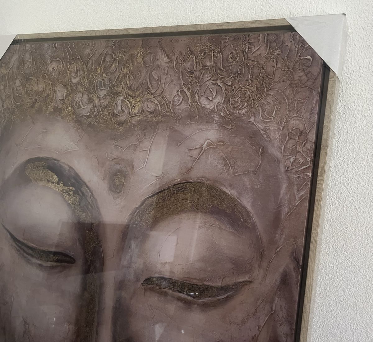 Foto & Immagini: Leinwandbild Buddha mit Holzrahmen - 69 x 96,5 cm – Nuovo e nell'imballaggio originale da Stein am Rhein venduto da Moons_of_Saturn 5