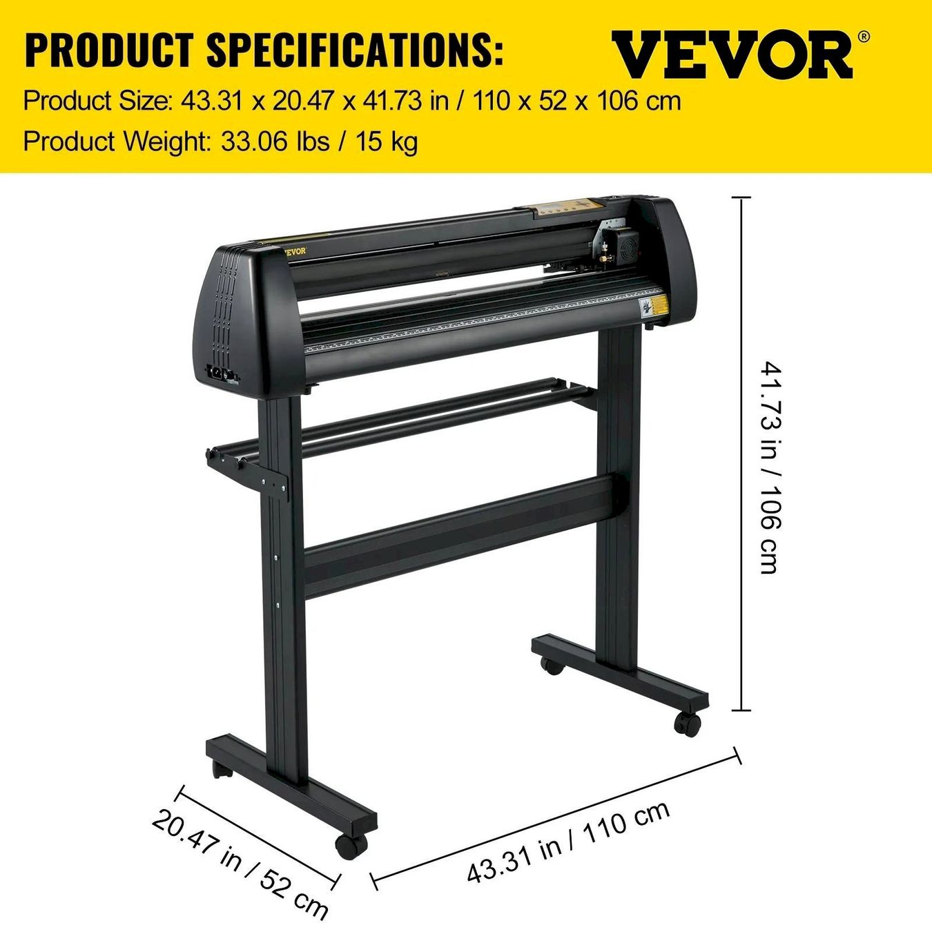 Altra tecnologia per ufficio: VEVOR Vinyl Schneideplotter 870 mm – Nuovo e nell'imballaggio originale da Bottighofen venduto da zaap 7