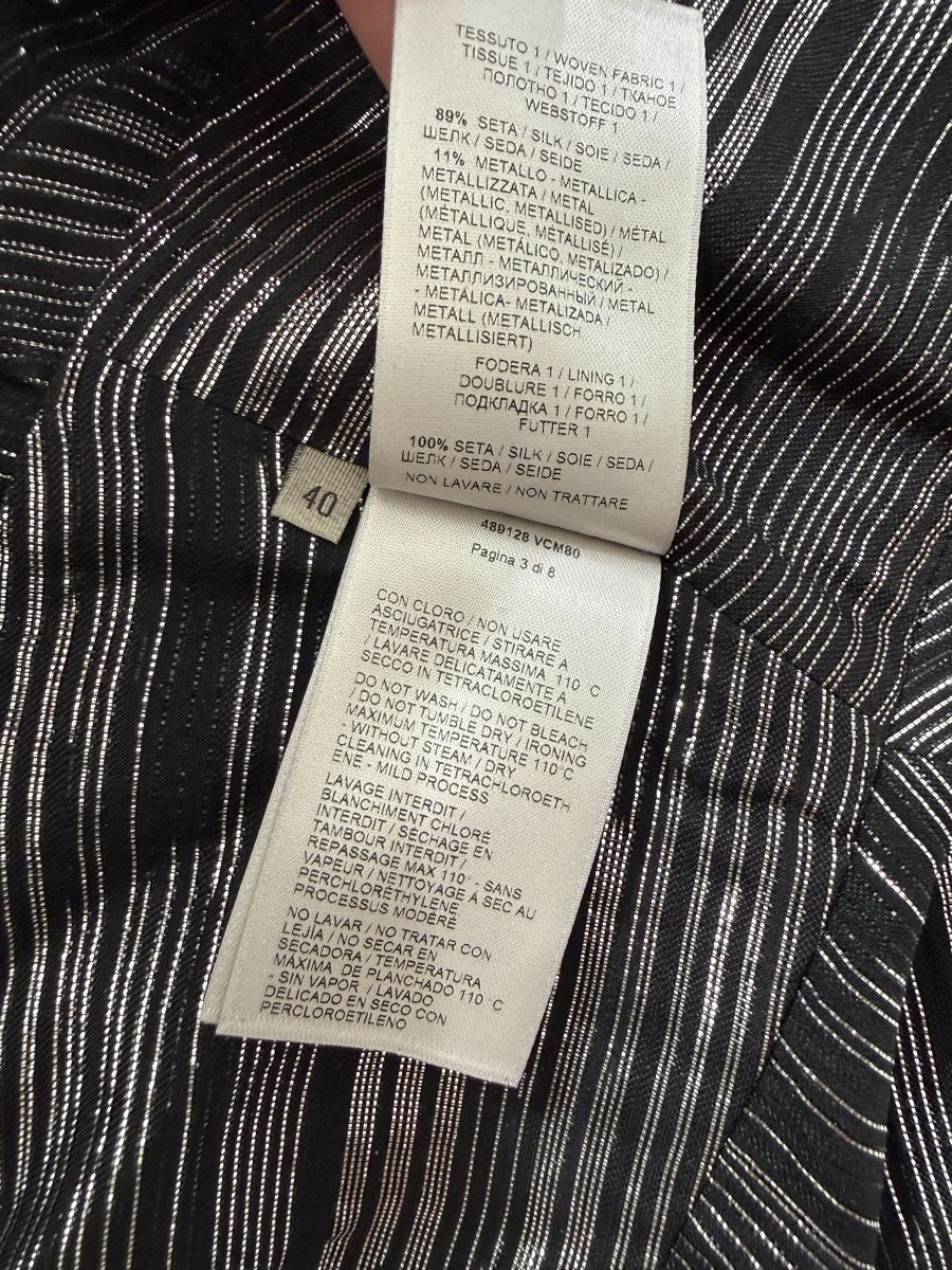 Bottega Veneta Blusen: Bottega Veneta Bluse Schwarz Silber – Gebraucht aus Zug von 5anna 7