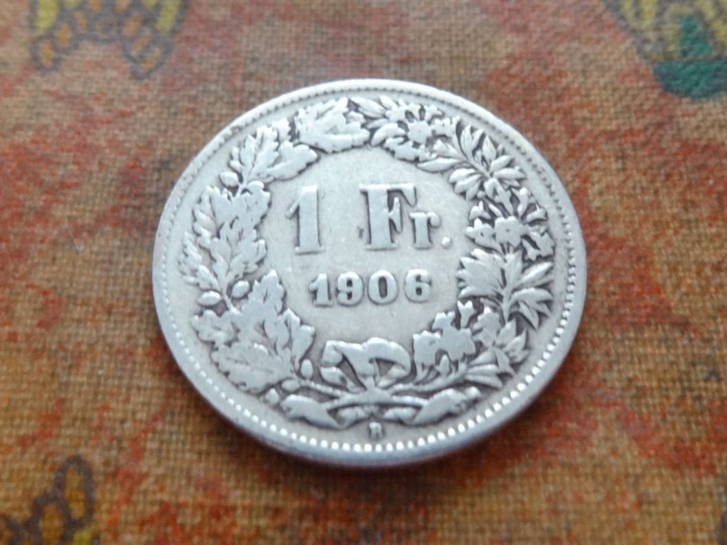 Tutti le monete: 1 Fr. 1906  (Y) – Usato da Romanel-sur-Lausanne venduto da Swift13