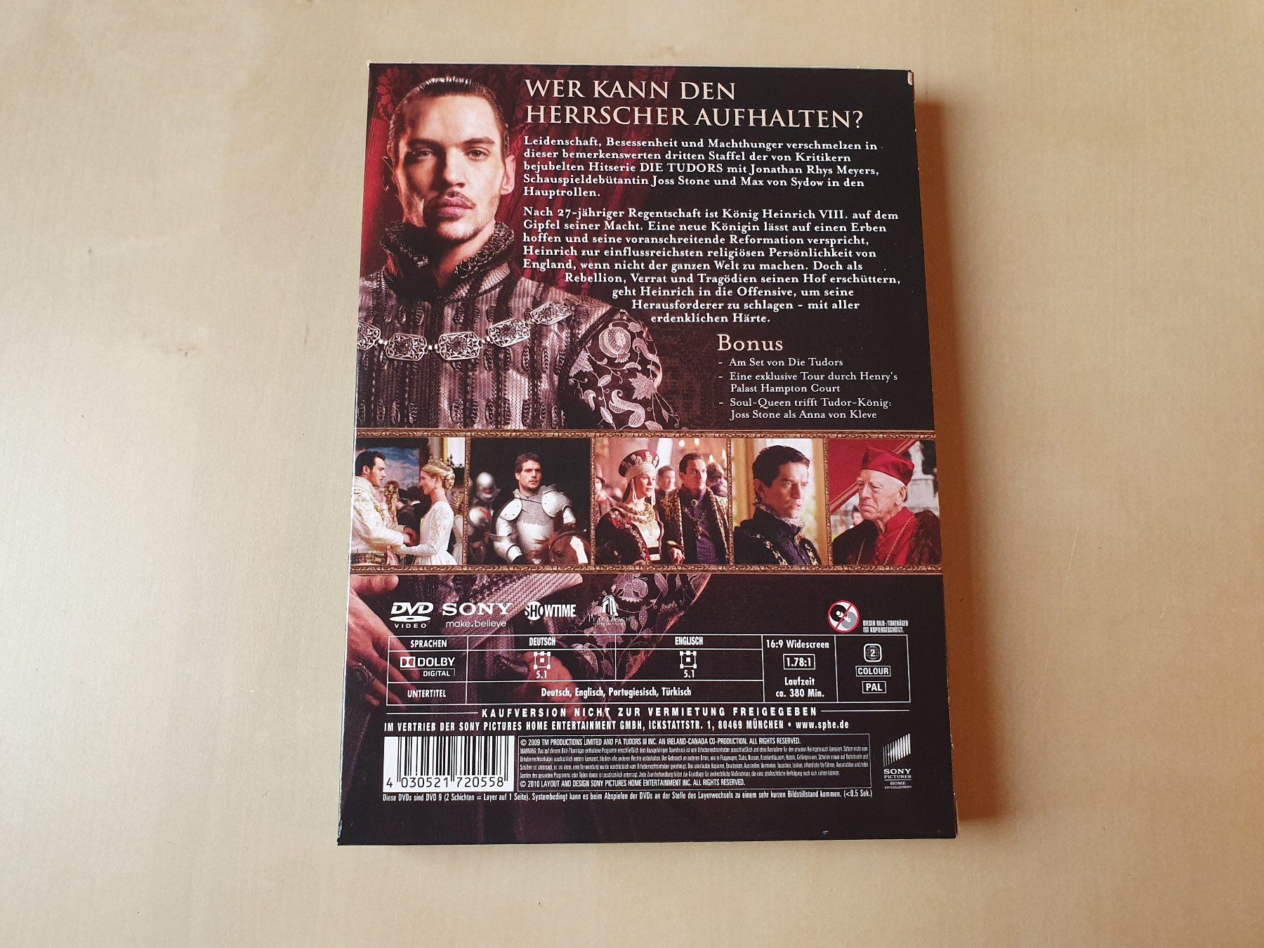 Tutti i DVDs: die Tudors dritte Season – Usato da Stansstad venduto da collectorsshop 1