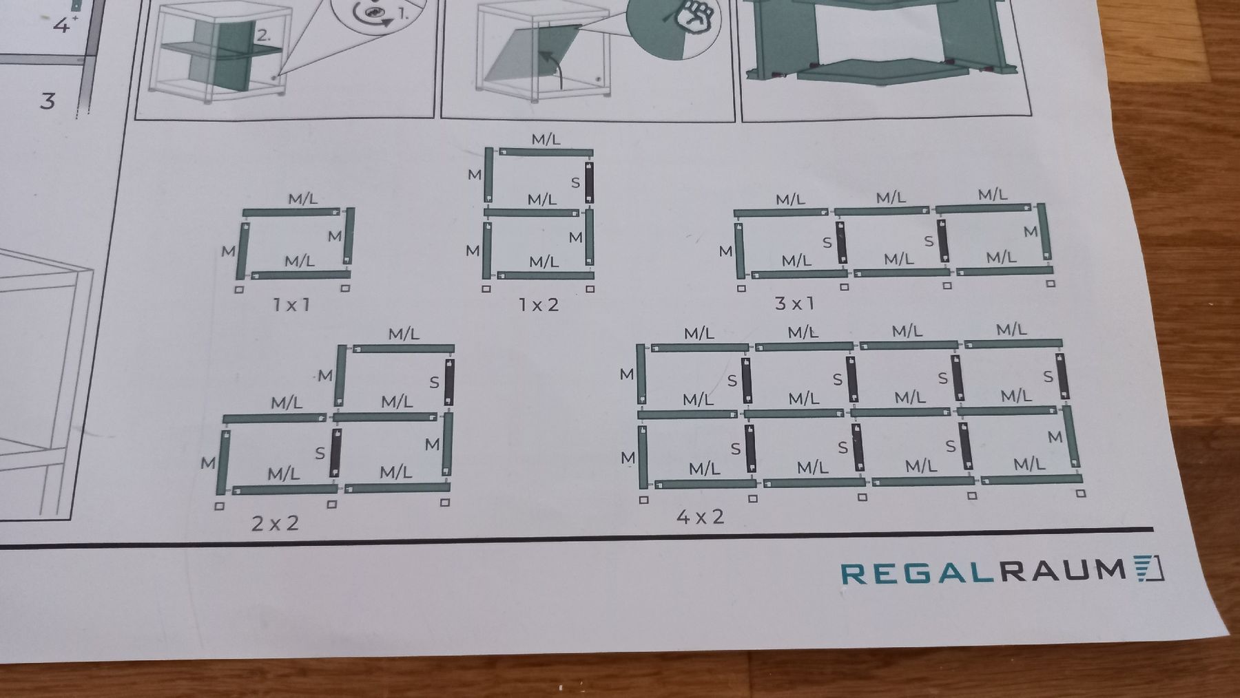 Scaffali: Einzelteile zu modularem Regal – Nuovo (secondo la descrizione) da Horw venduto da OnkelBaldrian 5