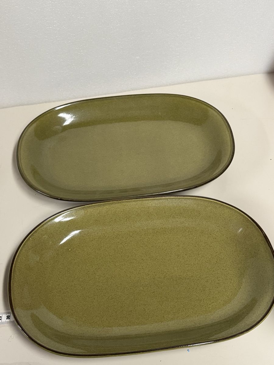 Rössler Piatti di portata: 2x Original Rössler Design Servierplatte Platte – Usato da Deitingen venduto da Himhip