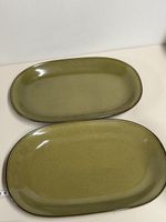 2x Original Rössler Design Servierplatte Platte