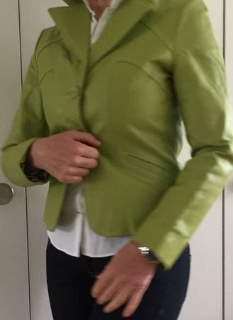Echt Leder - Blazer Grün