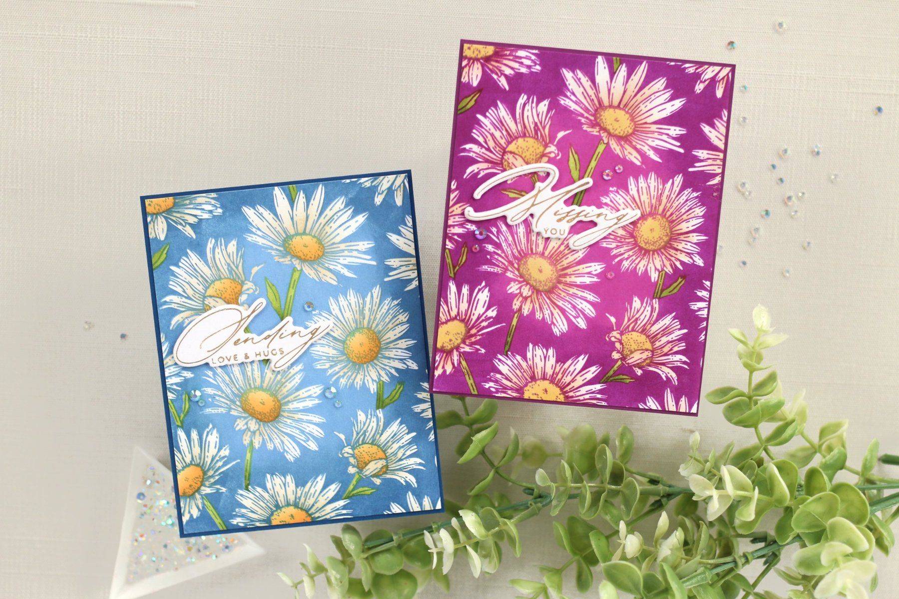Sciablone: Spellbinders BetterPress-Hot Foil Plate  ** Daisy Shower ** – Nuovo e nell'imballaggio originale da Rubigen venduto da rofi100 6